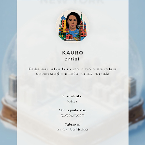 Wydruk na płótnie Kula śniegowa Wiedeń