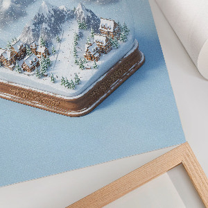 Grafika na ścianę Kula śniegowa Zakopane