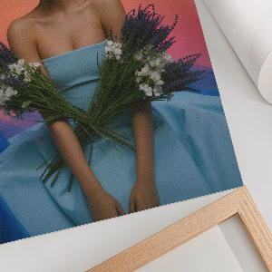 Dekoracyjny plakat ścienny Stylizacja kwiatowa