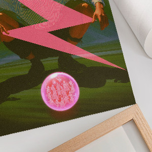 Grafika na ścianę Surrealistyczny mężczyzna