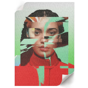 Wydruk na płótnie Nowoczesny portret