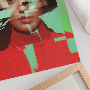 Wydruk na płótnie Nowoczesny portret