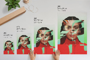 Wydruk na płótnie Nowoczesny portret