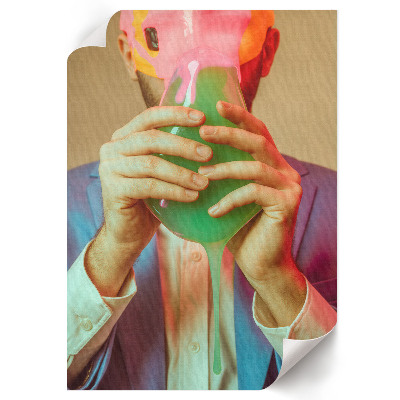 Wydruk na płótnie Surrealistyczny portret