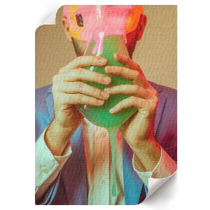 Wydruk na płótnie Surrealistyczny portret