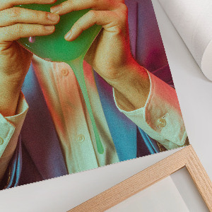 Wydruk na płótnie Surrealistyczny portret