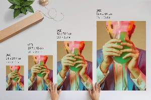 Wydruk na płótnie Surrealistyczny portret