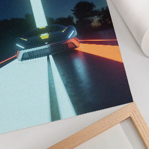 Wydruk na płótnie Futurystyczne auto