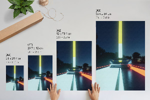 Wydruk na płótnie Futurystyczne auto