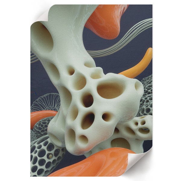 Plakat premium Futurystyczna abstrakcja