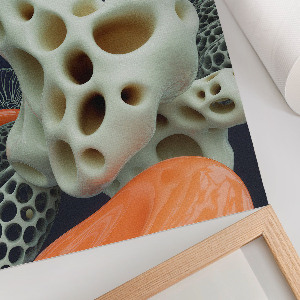 Plakat premium Futurystyczna abstrakcja