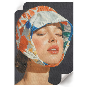 Grafika na ścianę Kolorowy portret