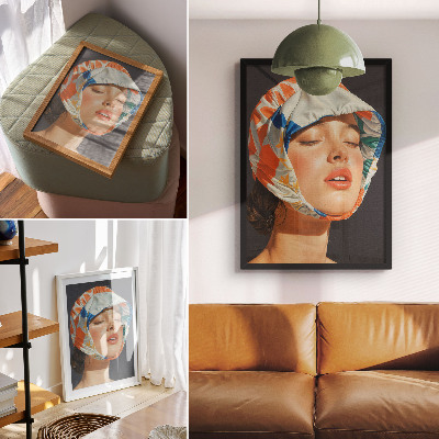 Grafika na ścianę Kolorowy portret