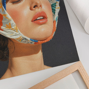 Grafika na ścianę Kolorowy portret