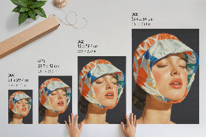 Grafika na ścianę Kolorowy portret