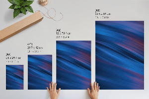 Grafika na ścianę Kolorowe fale