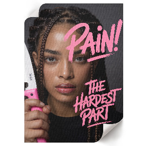 Dekoracyjny plakat ścienny Pain kobieta