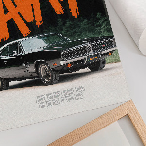 Grafika na ścianę Samochód Savage