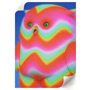 Grafika na ścianę Kolorowy zwierzak