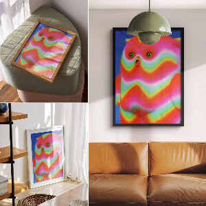 Grafika na ścianę Kolorowy zwierzak