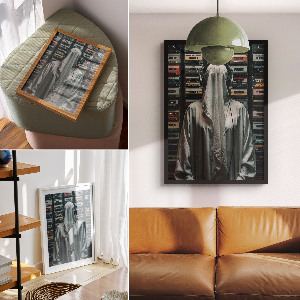 Wydruk na płótnie Kasety i muzyka