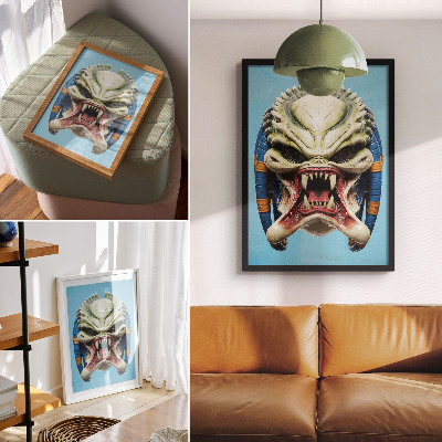 Plakat premium Maska kosmity