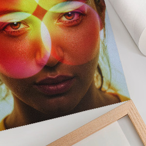 Dekoracyjny plakat ścienny Kalejdoskopowa twarz