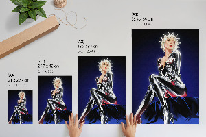 Grafika na ścianę Futurystyczna postać