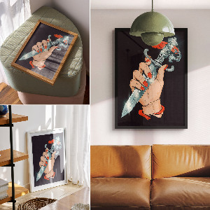 Wydruk na płótnie Niezwykły sztylet