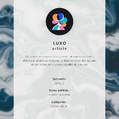 Plakat premium Kolorowa abstrakcja