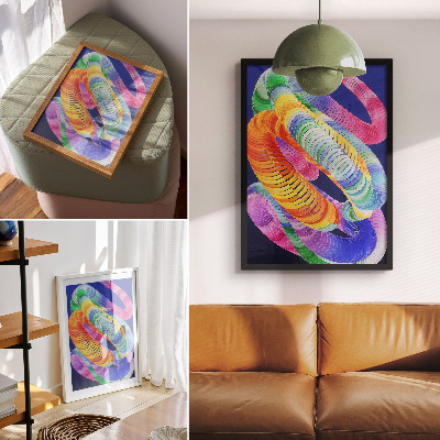 Plakat premium Kolorowa abstrakcja