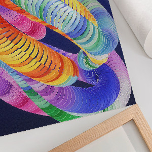 Plakat premium Kolorowa abstrakcja