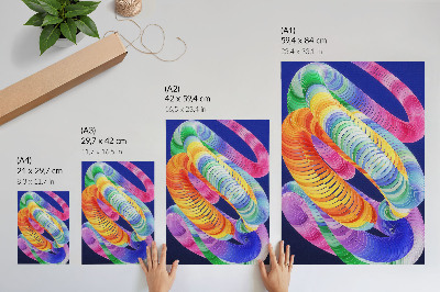 Plakat premium Kolorowa abstrakcja