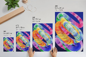 Plakat premium Kolorowa abstrakcja