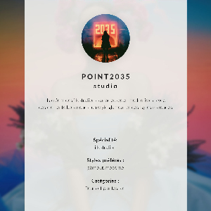 Dekoracyjny plakat ścienny Kwiat z przyszłości