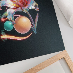 Dekoracyjny plakat ścienny Kwiat z przyszłości