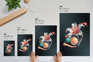 Dekoracyjny plakat ścienny Kwiat z przyszłości