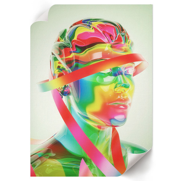 Wydruk na płótnie Kolorowa abstrakcja