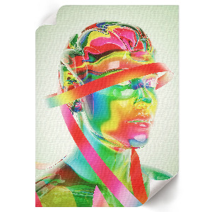 Wydruk na płótnie Kolorowa abstrakcja