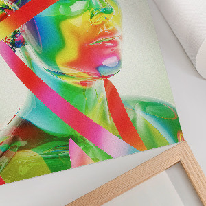 Wydruk na płótnie Kolorowa abstrakcja