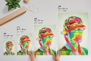 Wydruk na płótnie Kolorowa abstrakcja