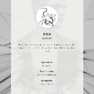 Dekoracyjny plakat ścienny Kolorowy portret