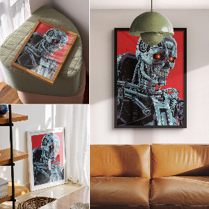 Grafika na ścianę Robot futurystyczny