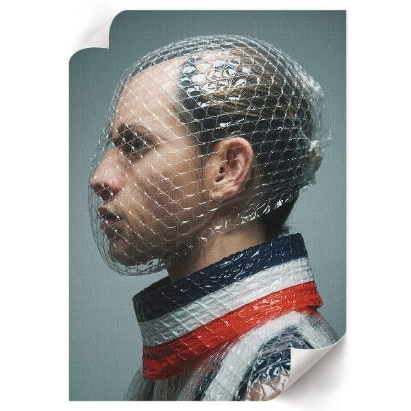 Wydruk na płótnie Futurystyczny portret