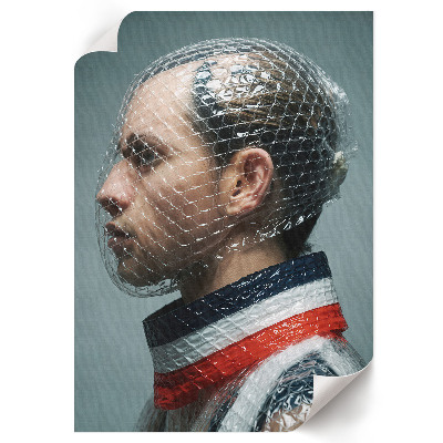 Wydruk na płótnie Futurystyczny portret