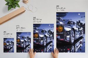 Wydruk na płótnie Nocna jazda