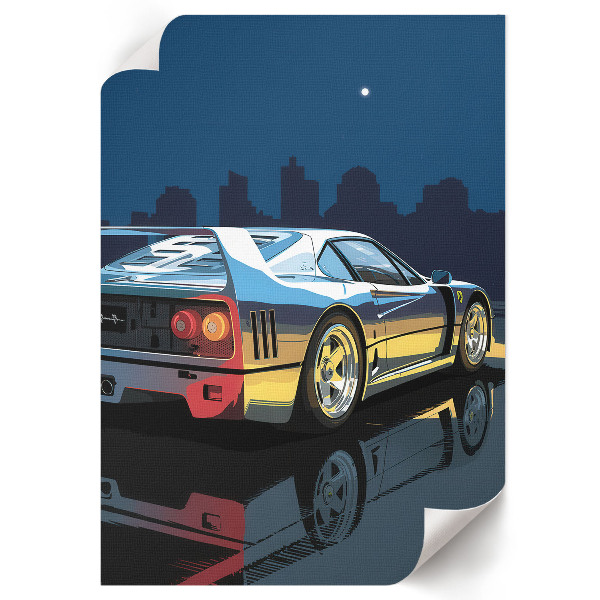 Plakat premium Motoryzacja noc