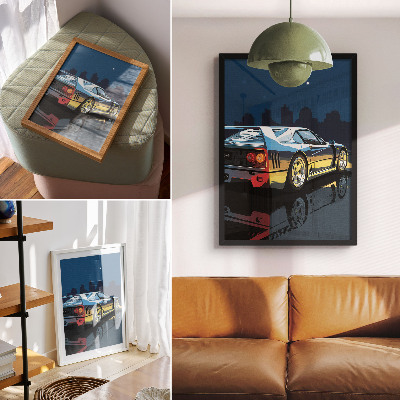 Plakat premium Motoryzacja noc