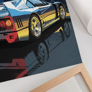 Plakat premium Motoryzacja noc