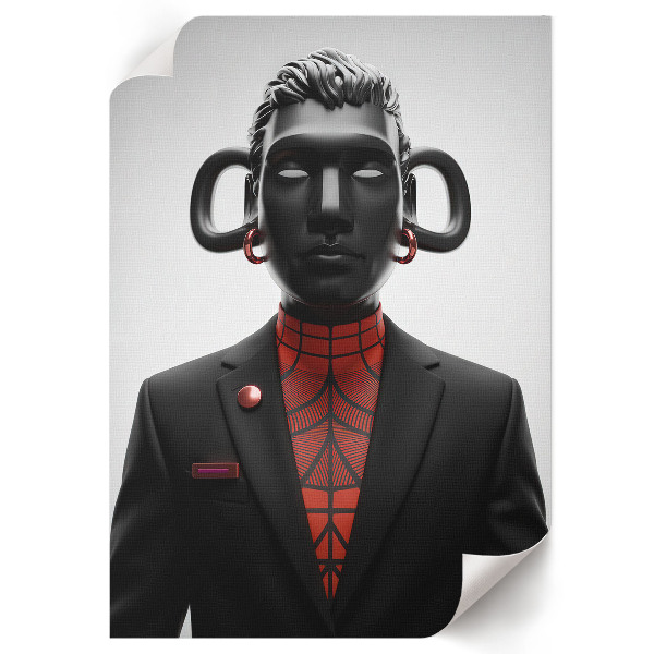 Dekoracyjny plakat ścienny Nowoczesna rzeźba